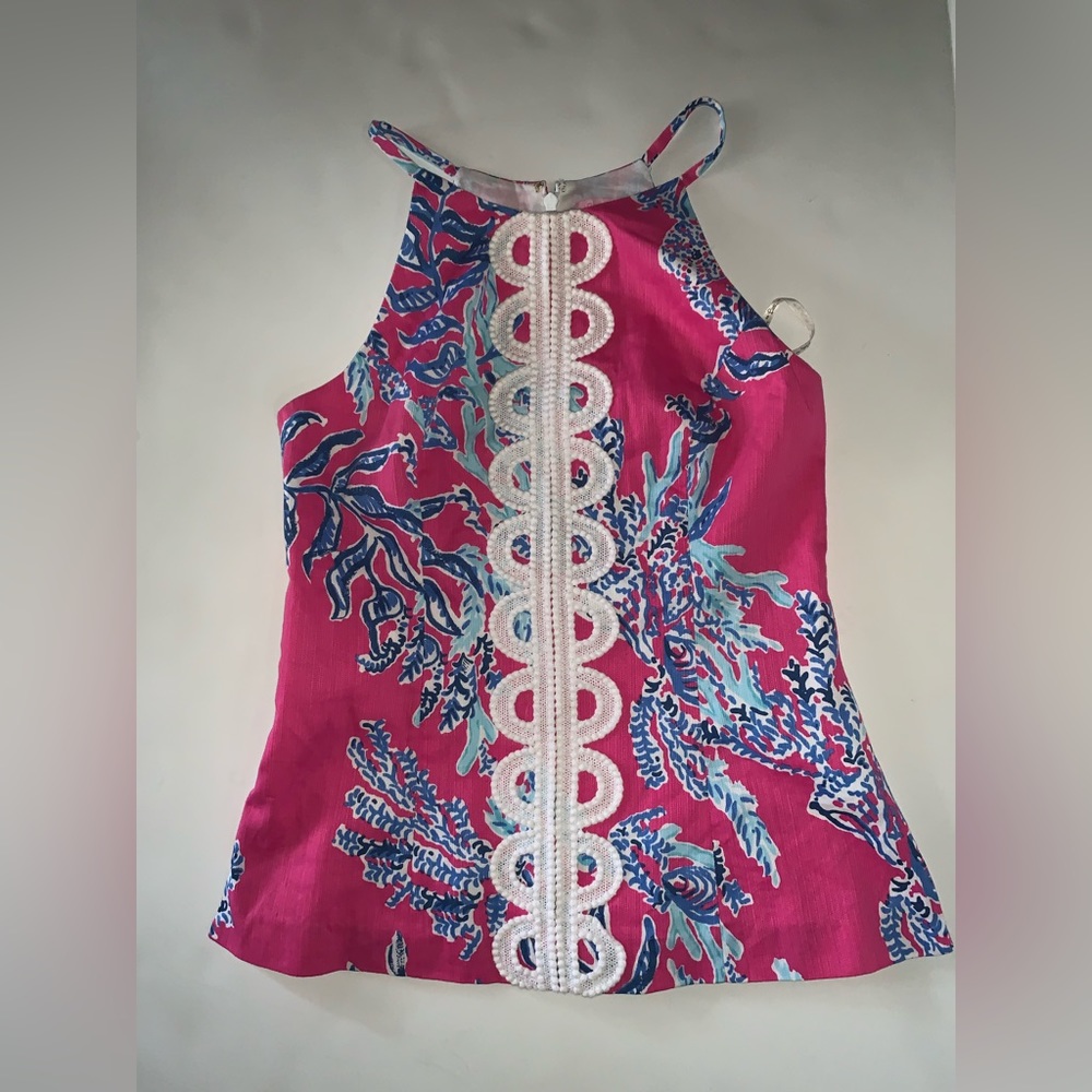 Lilly Pulitzer halter  top Sz 4